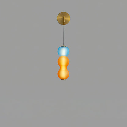 Elegante Wandleuchte mit Glockenorchideen