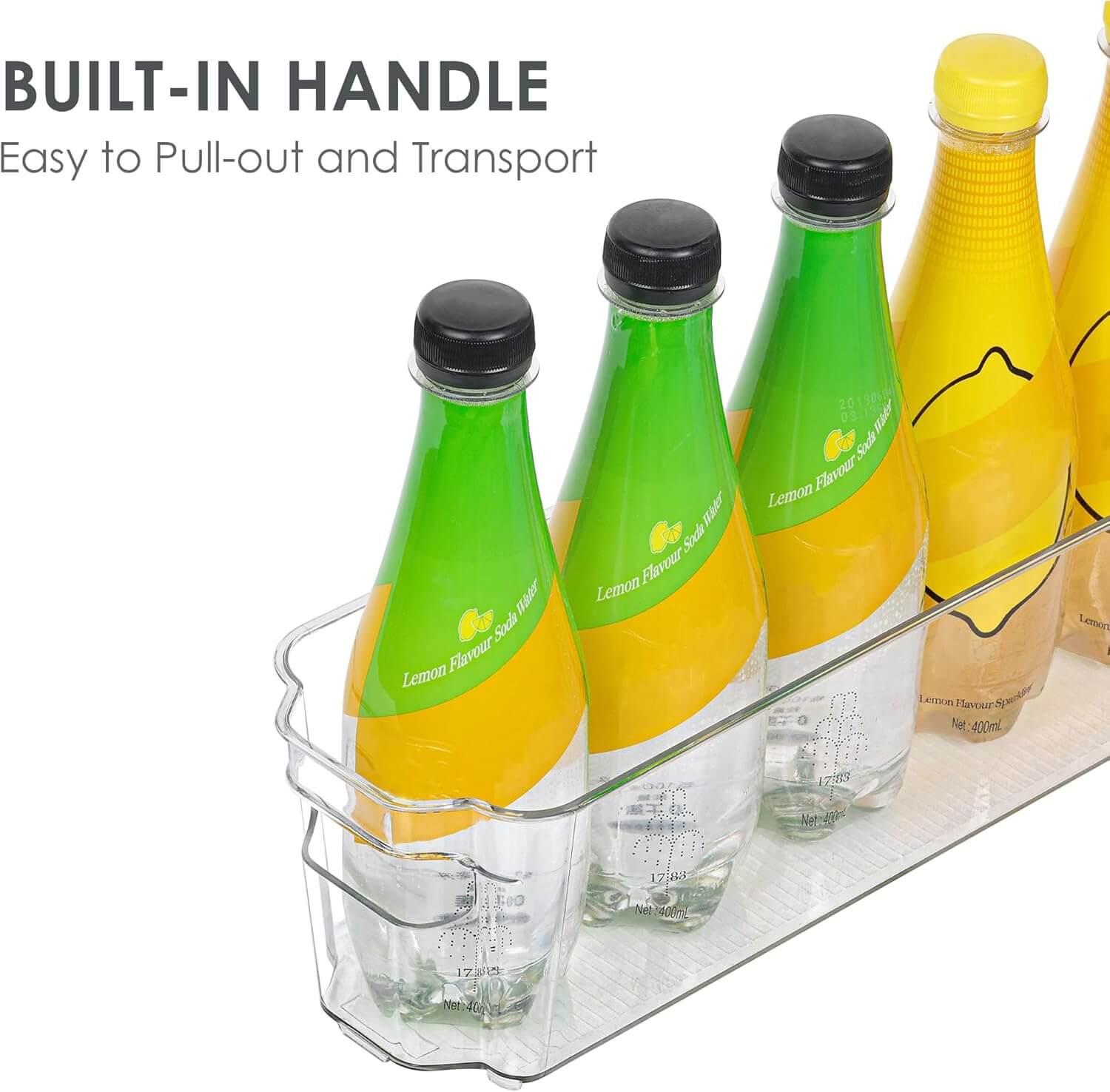 Transparente Kühlschrank Organizer Boxen