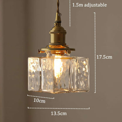 Retro Hängeleuchte Glas Modern Design
