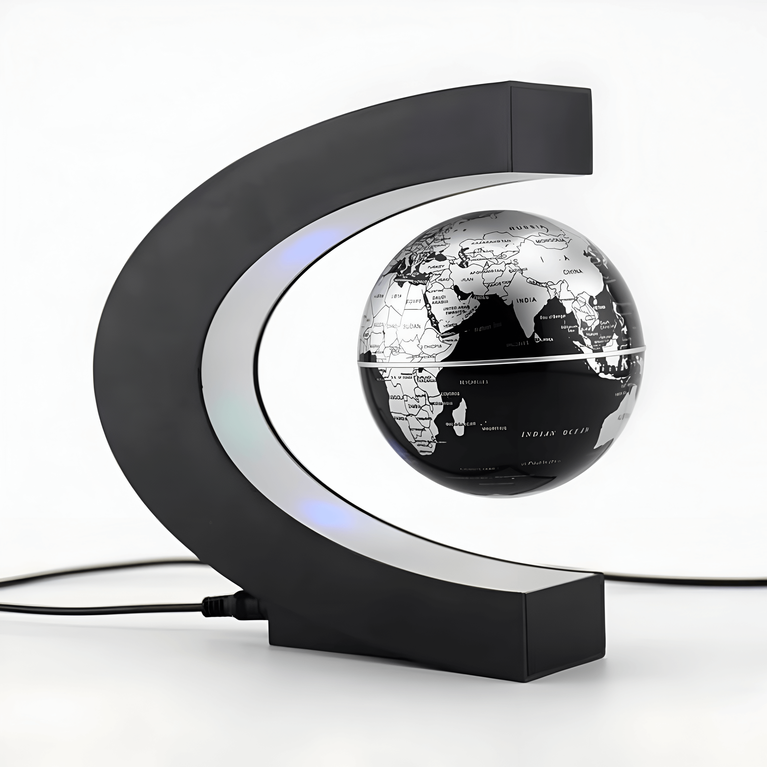 Schwebender Globus mit LED