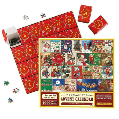 Weihnachts-Puzzle-Adventskalender