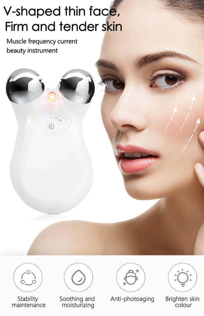 Mikrostrom-Gesichtsmassagegerät für straffere Haut