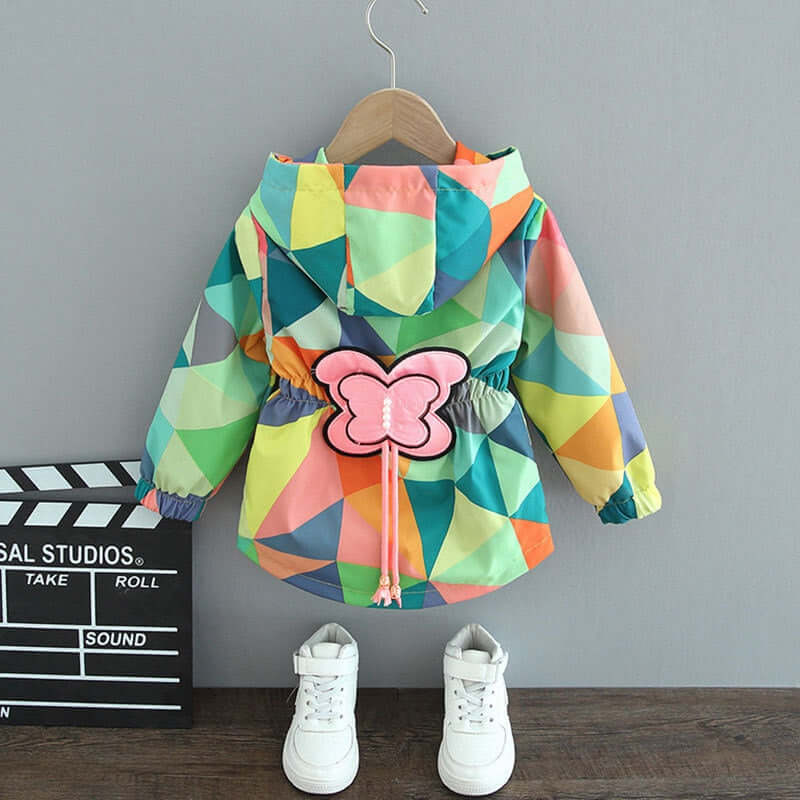 Regenjacke Mädchen (12M-6J) - Leicht, Wasserdicht &amp; Modisch