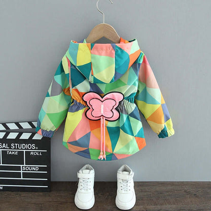 Regenjacke Mädchen (12M-6J) - Leicht, Wasserdicht &amp; Modisch