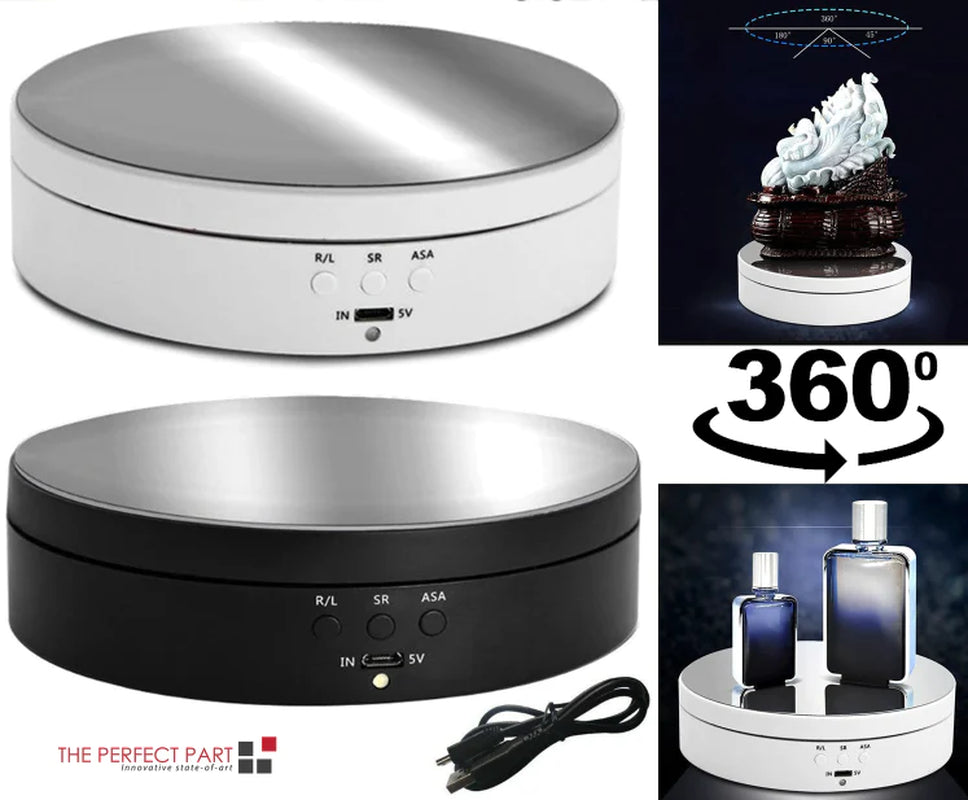 360° Elektrischer motorisierter drehbarer Präsentationsständer Schmuckfotografie Ausstellungshalter
