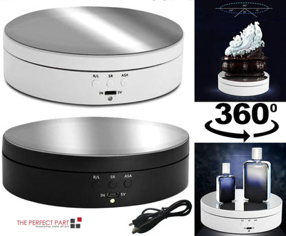 360° Elektrischer motorisierter drehbarer Präsentationsständer Schmuckfotografie Ausstellungshalter