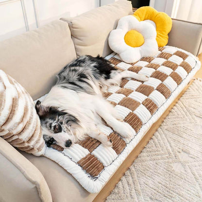 Kuscheldecke Haustier Sofa Möbelschutz Decke Chenille