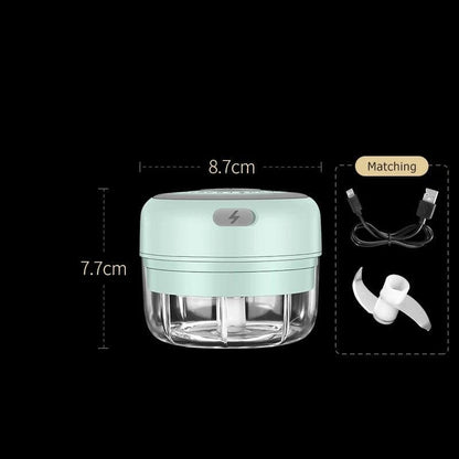 Elektrischer Mini-Zerkleinerer - Gemüse, Kräuter