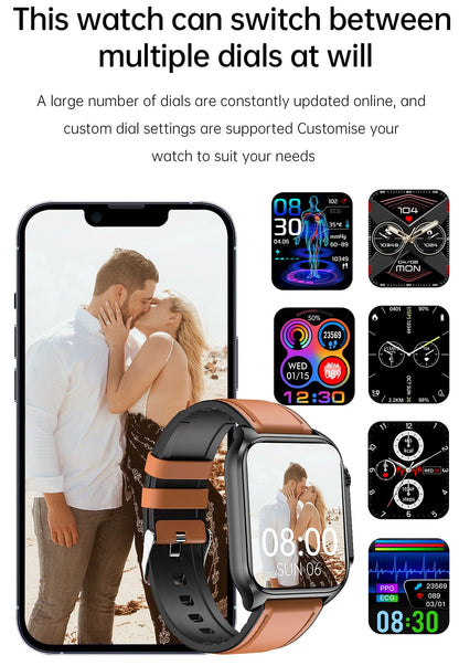 Vitality Smart Watch - Gesundheits- und Fitnesstracker All-In-One Überwachung wasserdicht