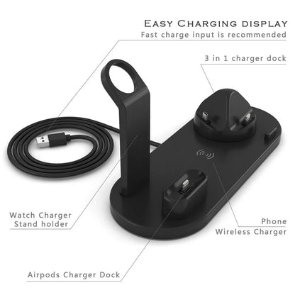 3 in 1 Wireless Ladegerät Stand