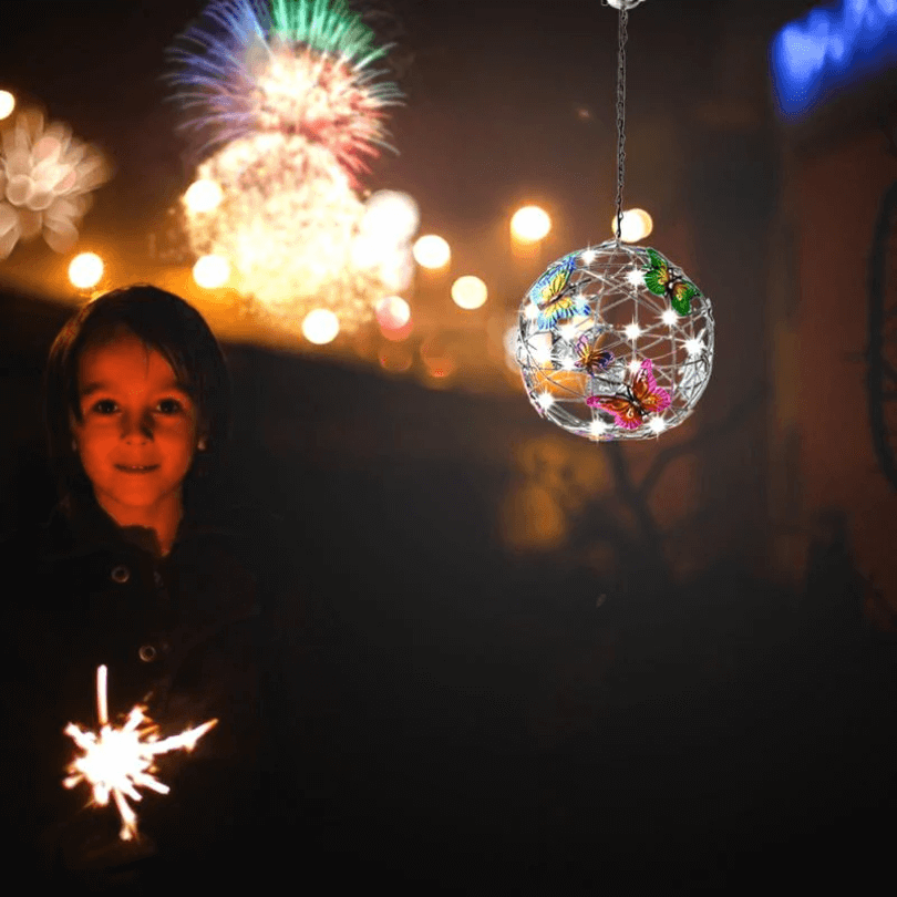 Solar Gartenleuchte Schmetterling LED