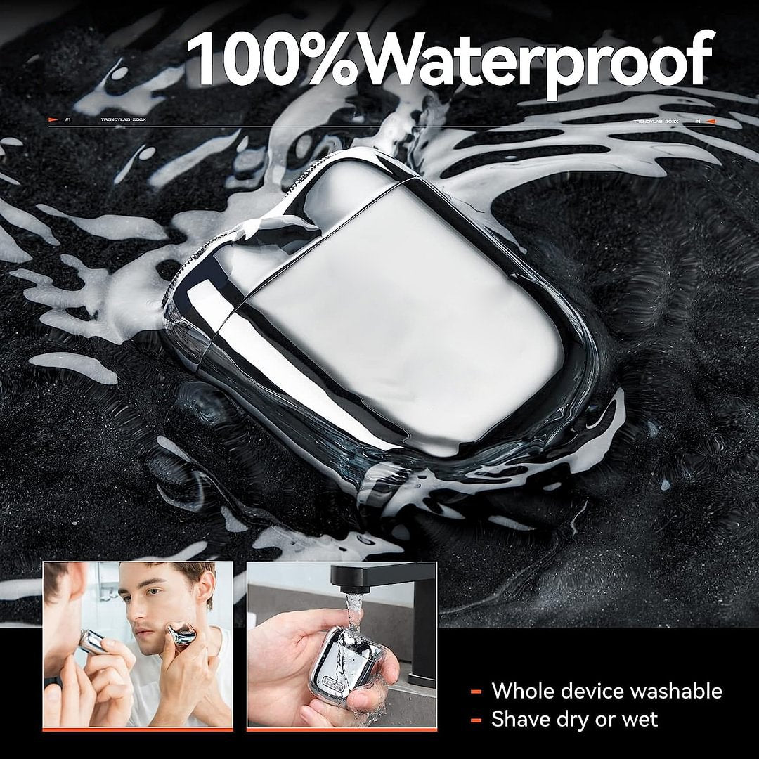 ✨HOT SALE✨2024 Neu Upgrade Taschenrasierer USB Mini-Rasierer für Männer Wiederaufladbar Wasserdicht Kompaktes Elektrisches Rasiergerät für Zuhause, Auto, Reisen