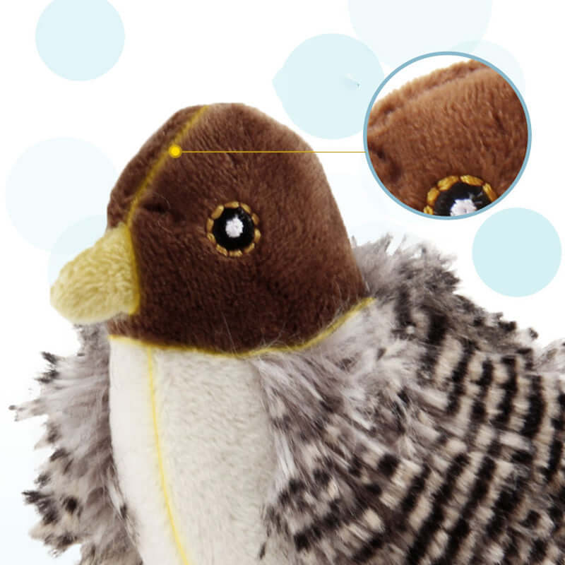 Interaktives Katzenspielzeug Vogel mit Geräuschen