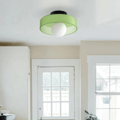 Runde LED Deckenleuchte Modern Glas Lampe