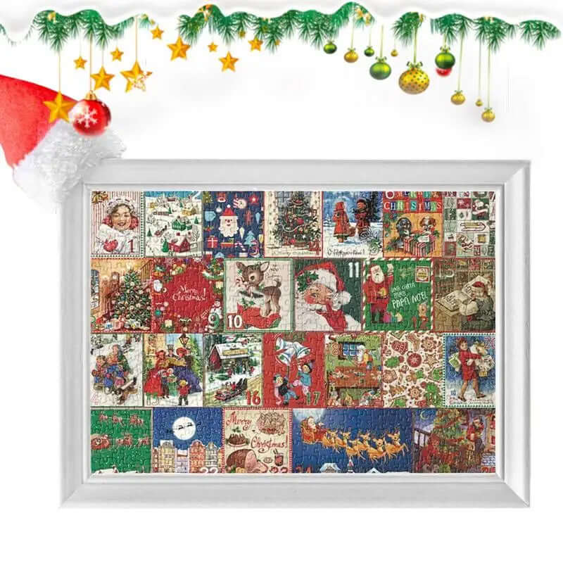 Weihnachts-Puzzle-Adventskalender