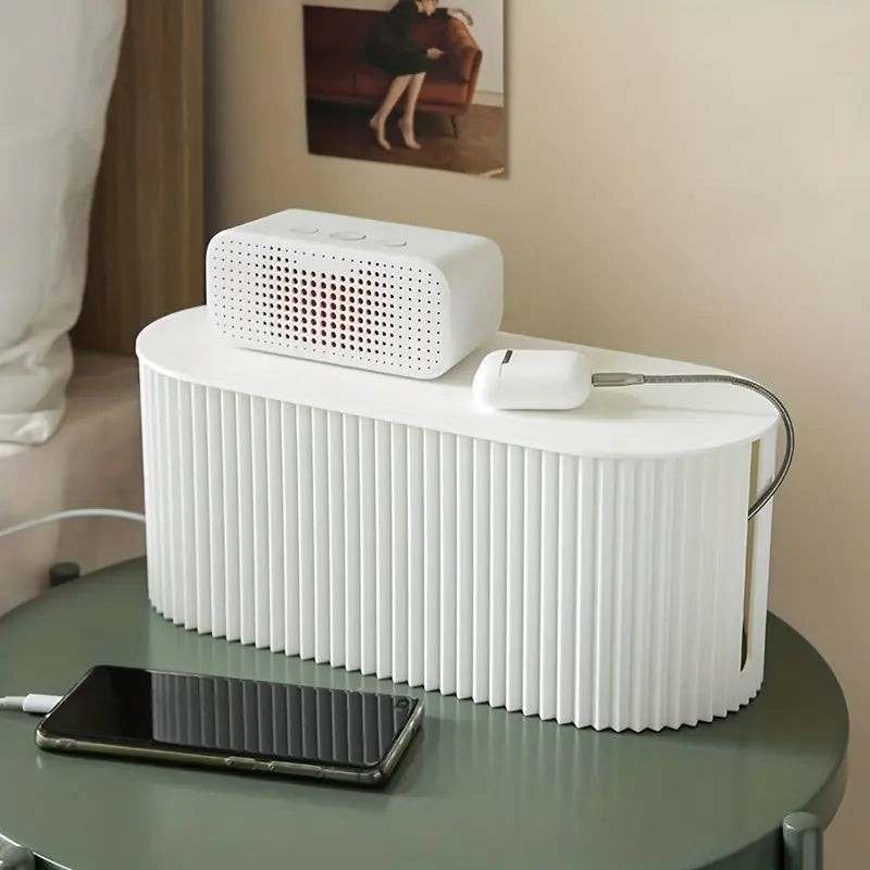 Minimalistische Kabelaufbewahrungsbox