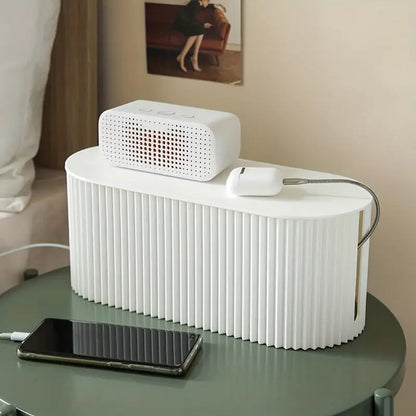 Minimalistische Kabelaufbewahrungsbox