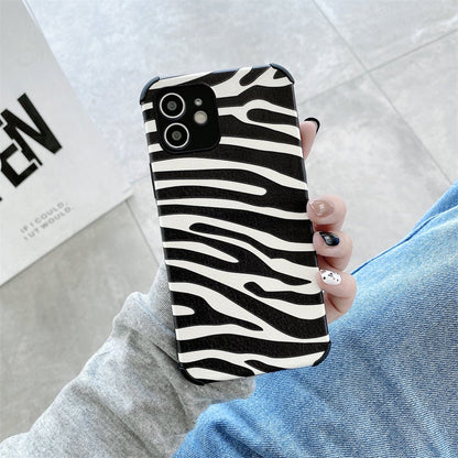 Deluxe-Etui mit Zebra-Motiv