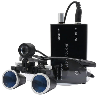 Zelara Chirurgisches Dental-Lupen-Set - LED Stirnlampe