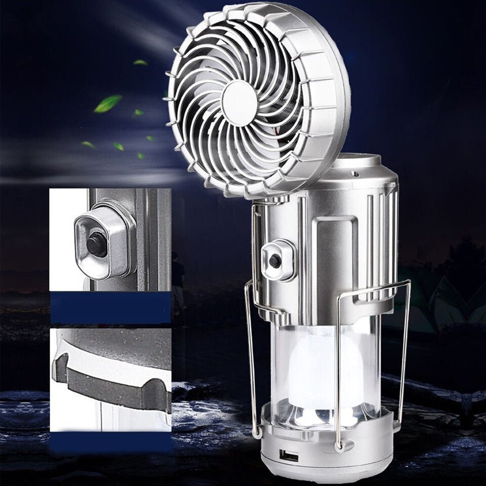 Solar Fan Light | Multifunktionale Lampe mit Ventilator