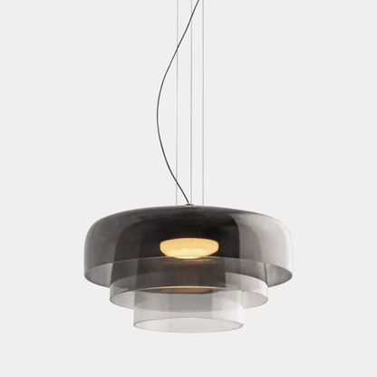 Elegante Glas-Pendelleuchte mit LED