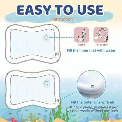 Interaktive Wasserspielmatte für Katzen