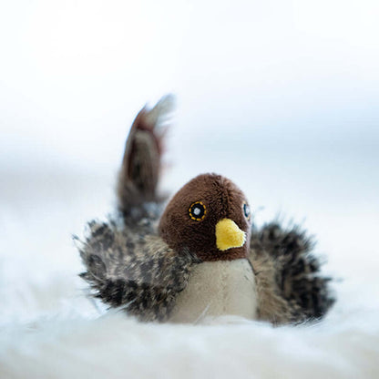 Interaktives Katzenspielzeug Vogel mit Geräuschen