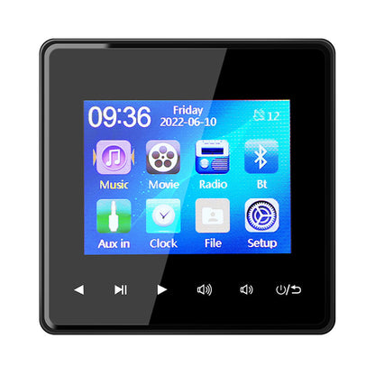 Hochwertiger Mini Bluetooth-kompatibler 2,8-Zoll-HD-Bildschirmverstärker, Musikzentrum, Soundsystem für TV-Tablet, Smart Digital Stereo FM Aux | Limitierte Auflage