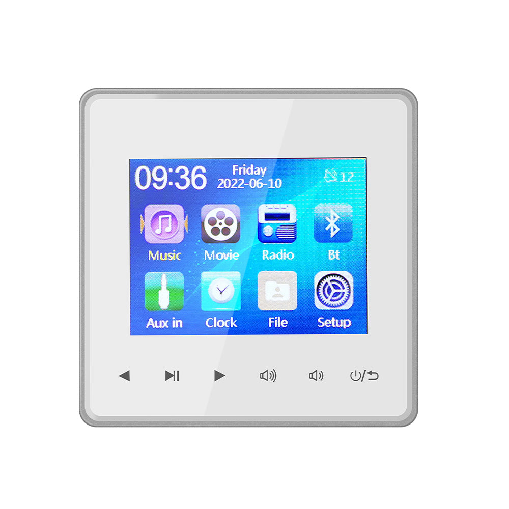 Hochwertiger Mini Bluetooth-kompatibler 2,8-Zoll-HD-Bildschirmverstärker, Musikzentrum, Soundsystem für TV-Tablet, Smart Digital Stereo FM Aux | Limitierte Auflage