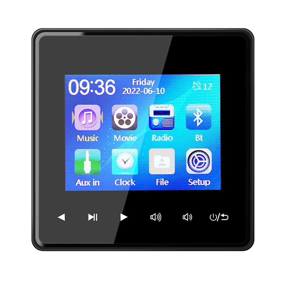 Hochwertiger Mini Bluetooth-kompatibler 2,8-Zoll-HD-Bildschirmverstärker, Musikzentrum, Soundsystem für TV-Tablet, Smart Digital Stereo FM Aux | Limitierte Auflage