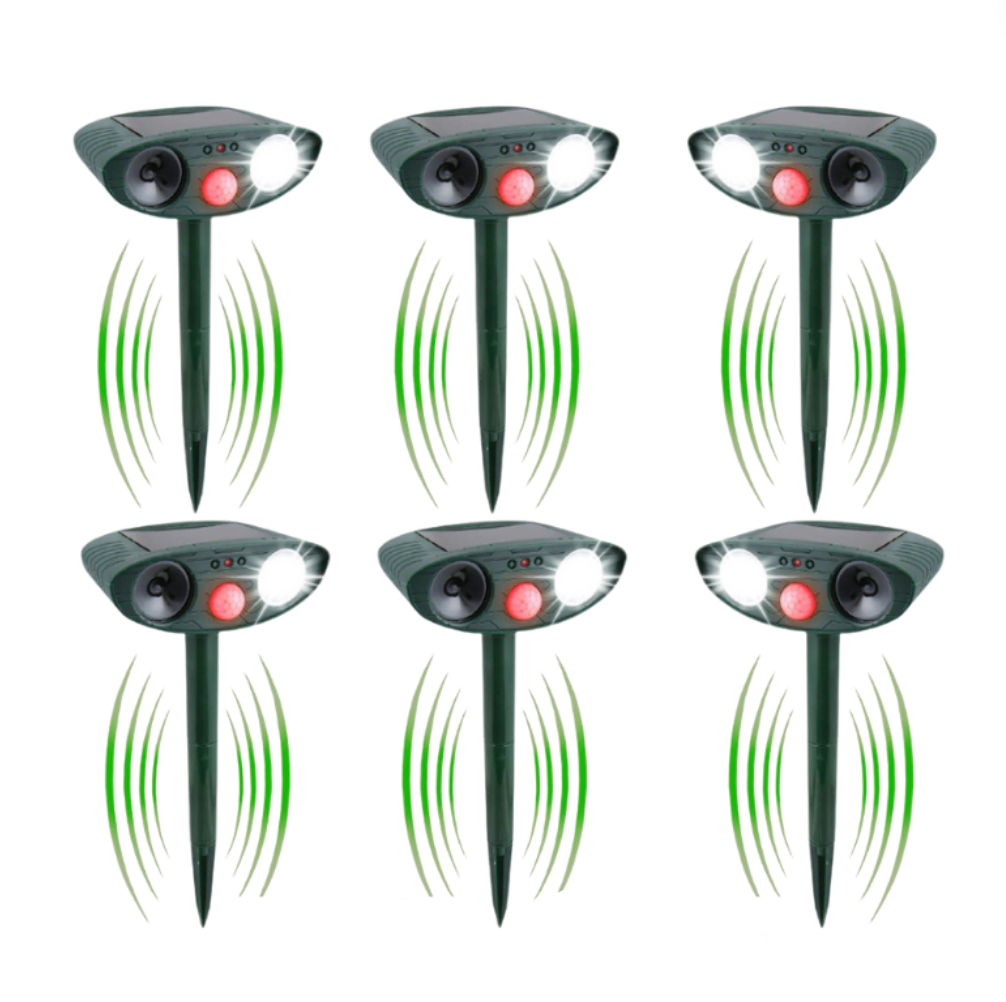 Solar Ultraschall Streifenhörnchen- und Nagetiervertreiber für Garten und Hof