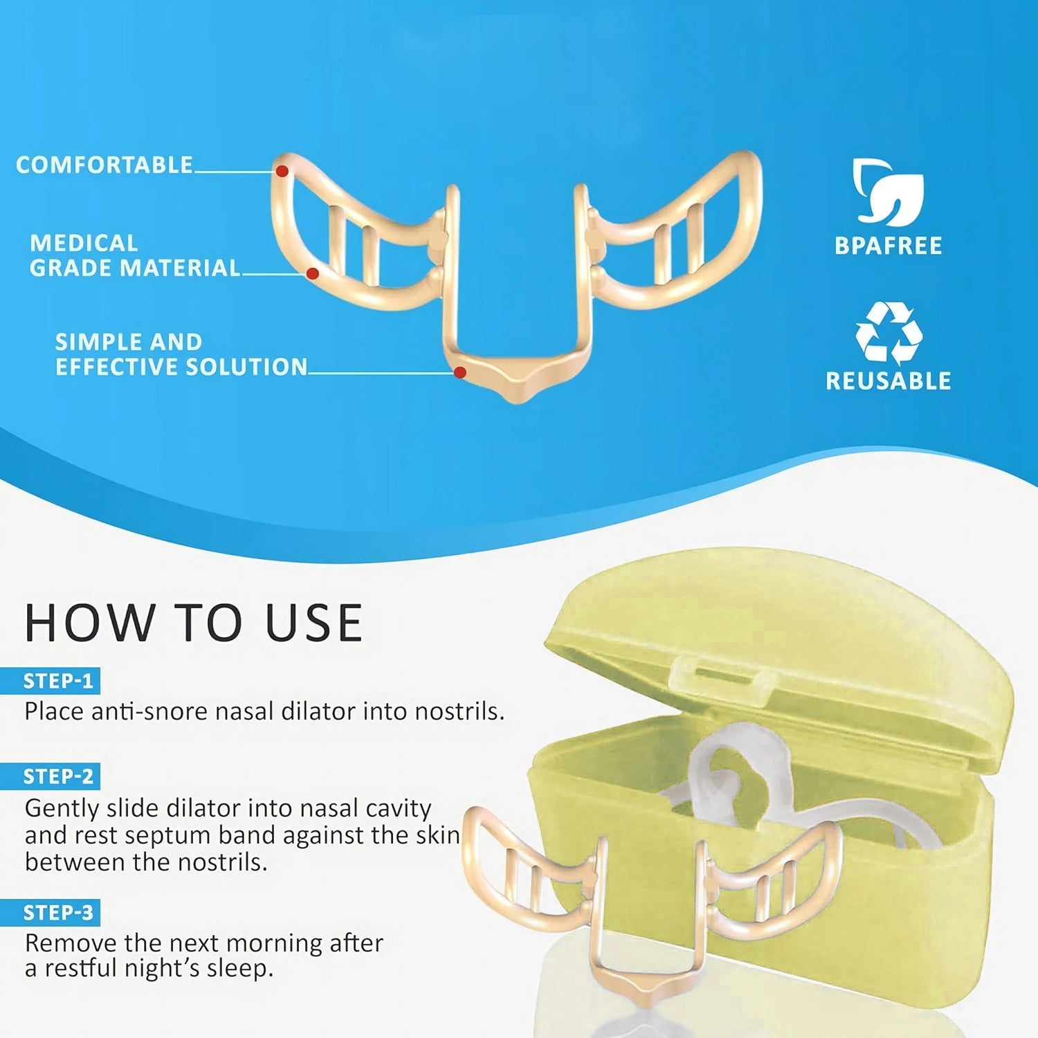 Silicone Nasal Dilatator