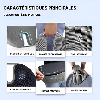 Ergonomisches Kissen für Stuhl und Autositz