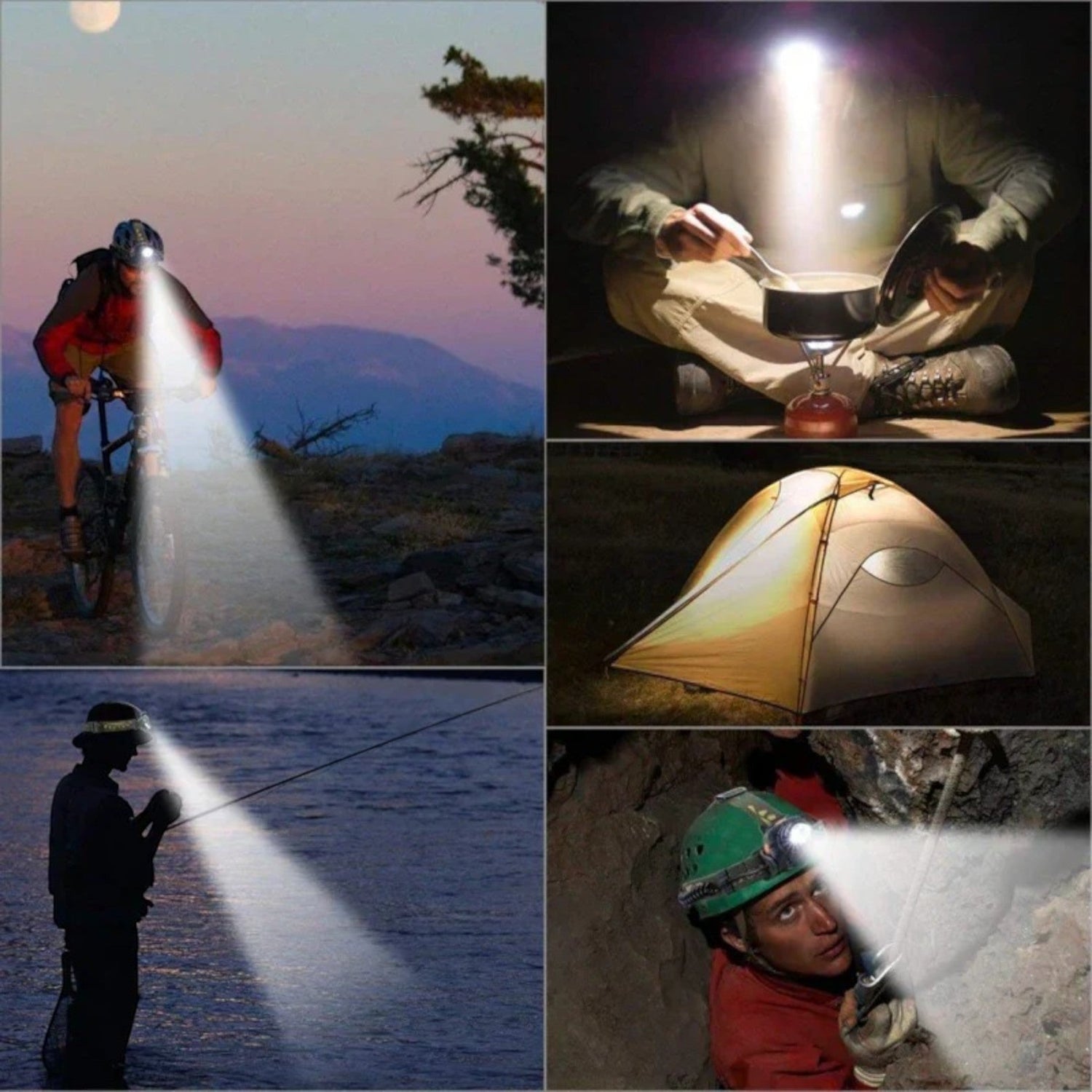 LED Stirnlampe Wiederaufladbar – Leistungsstark, Wasserdicht und Langlebig – PowerBeam