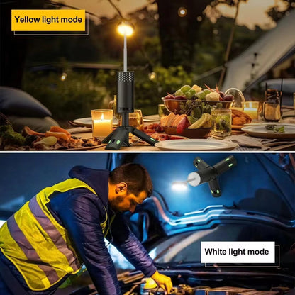 Wiederaufladbare LED-Campinglampe Teleskop Höhenverstellbar IPX65 10000mAh USB Notlicht