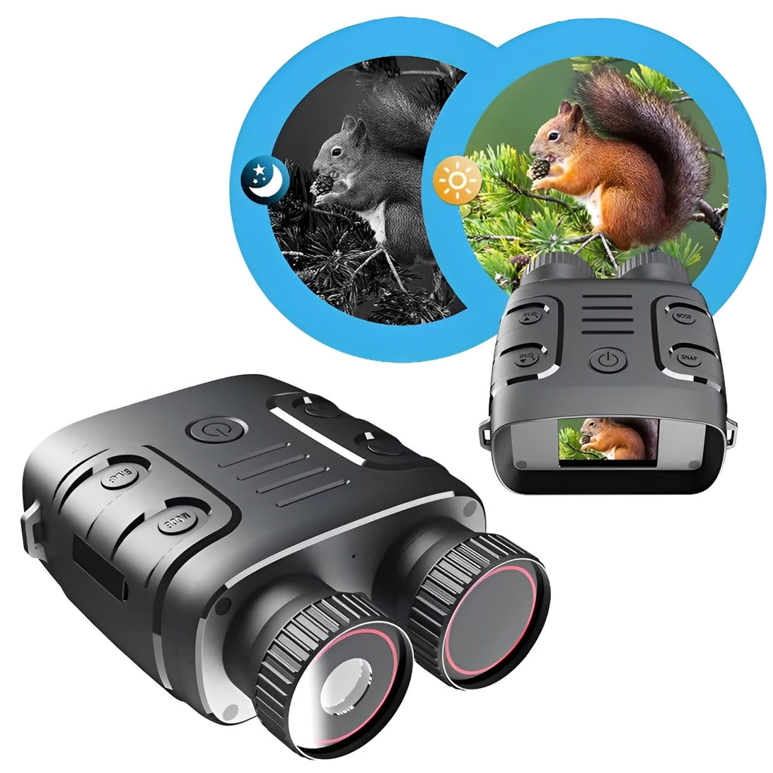 Nachtsichtkamera Fernglas 10MP Fotos 1080p Video 300m Nachtsicht 5x Digitalzoom Wetterfest