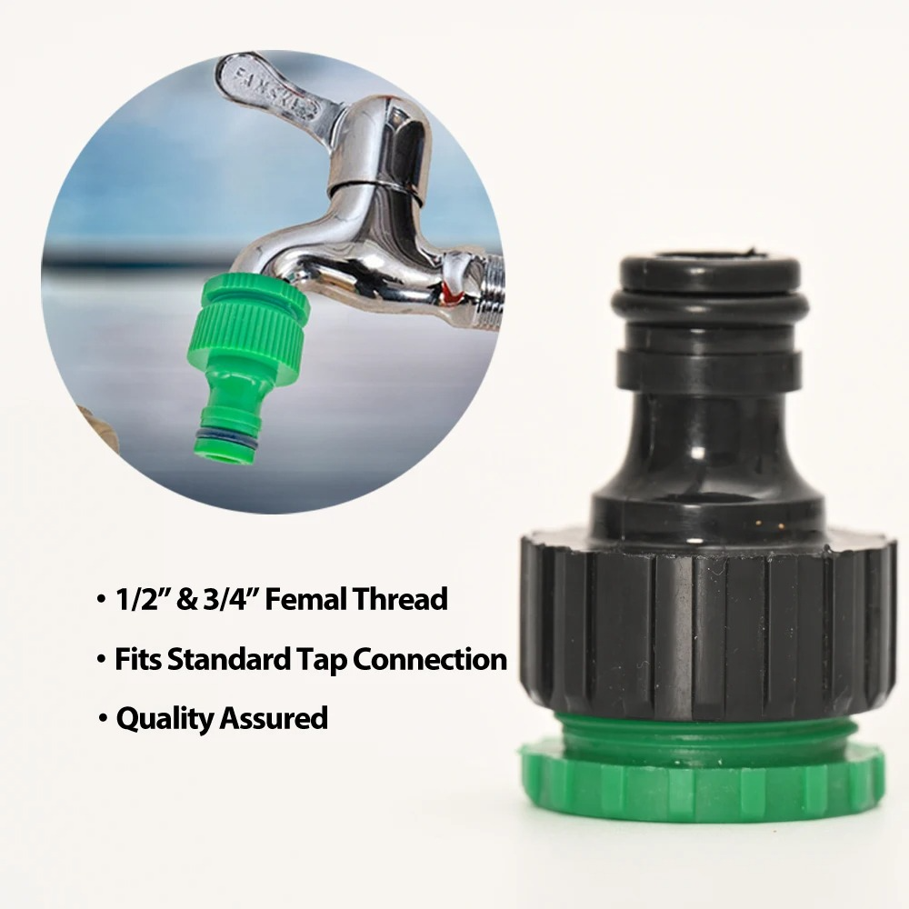 Tropfbewässerung mit automatischem Timer – Garten &amp; Balkon Set 15 PSI