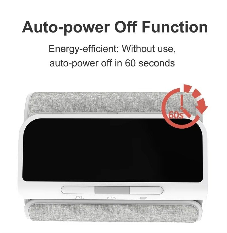 Oberarm-Blutdruckmessgerät, tragbar, präzise, wiederaufladbar, Mehrbenutzer, Blutdruck- und Pulsüberwachung