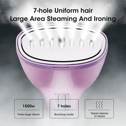 Tragbarer Handdampfer 1500W – Mini Dampfbügelgerät für Reisen &amp; Zuhause mit 330ml Tank