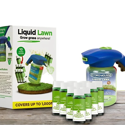 Liquid Lawn Hydro Mousse Sprüh-Rasen-Samen