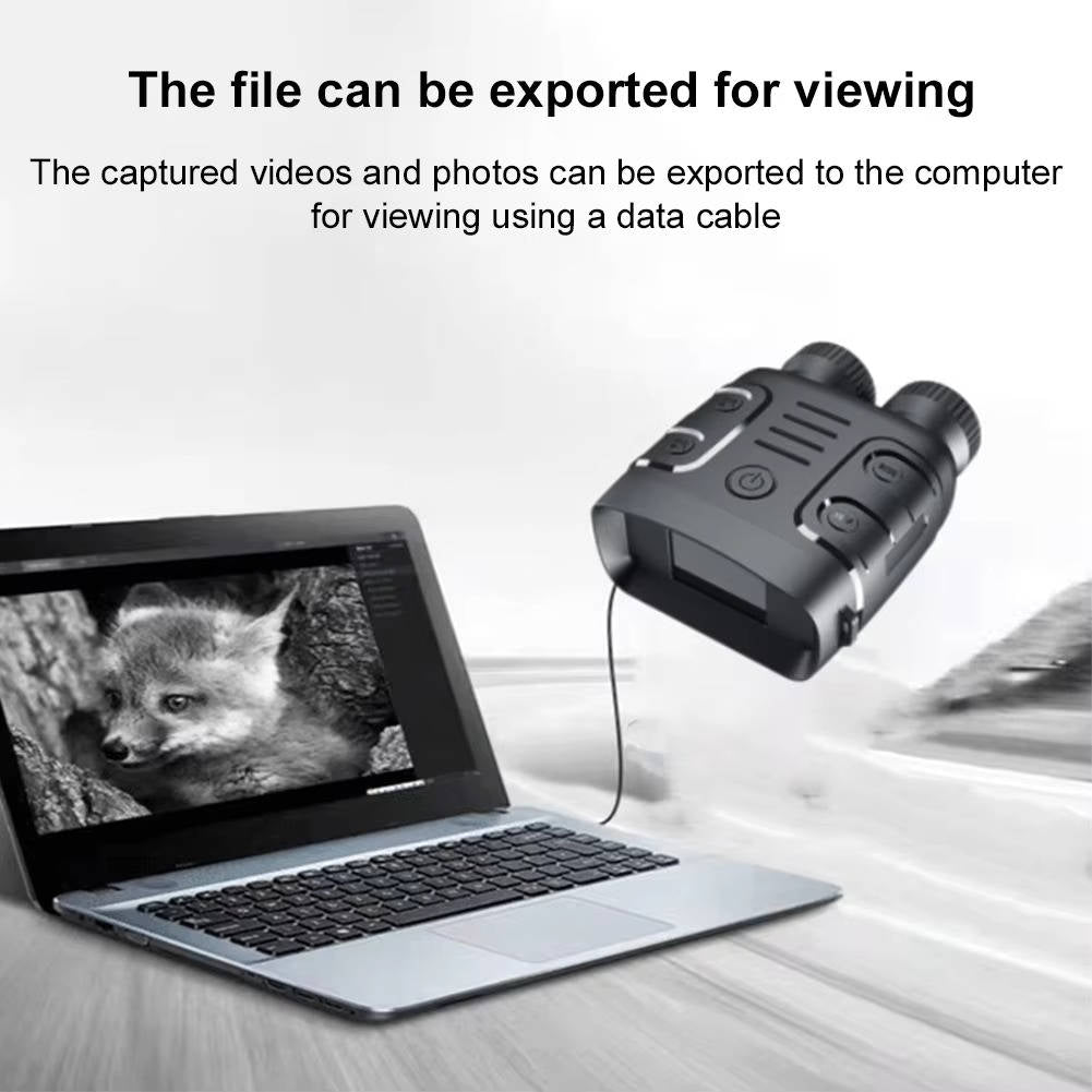 Nachtsichtkamera Fernglas 10MP Fotos 1080p Video 300m Nachtsicht 5x Digitalzoom Wetterfest