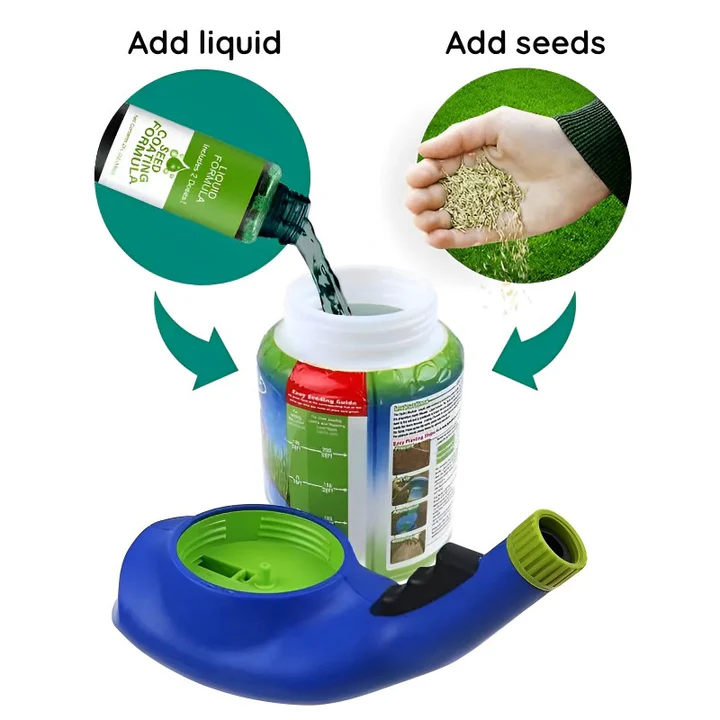 Liquid Lawn Hydro Mousse Sprüh-Rasen-Samen