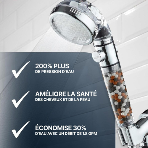 Hochdruckfilter-Duschkopf