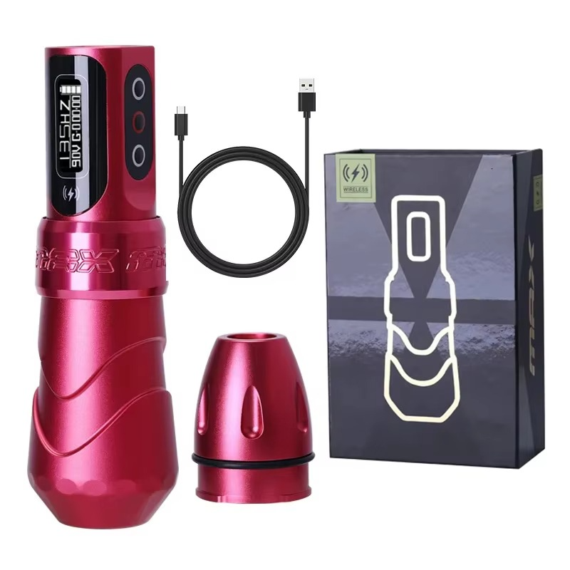 Tattoo Pen Professioneller Permanent Make-up und Tattoo Stift Leise 10.000 U/min LED Display