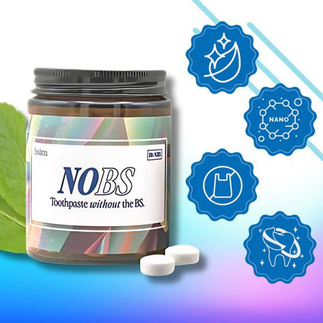 Festes Zahnpasta in Tabletten - Nobs™