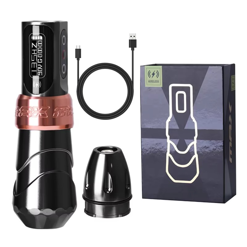 Tattoo Pen Professioneller Permanent Make-up und Tattoo Stift Leise 10.000 U/min LED Display