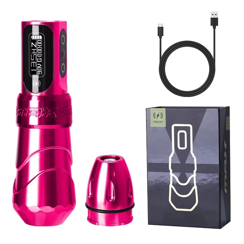 Tattoo Pen Professioneller Permanent Make-up und Tattoo Stift Leise 10.000 U/min LED Display
