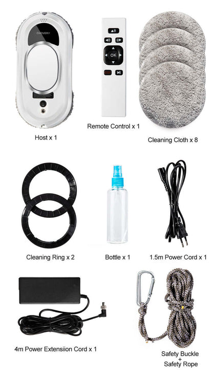 Slimme Robot Fensterreiniger mit Fernbedienung