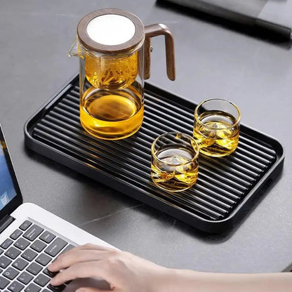 Wassertrennungs-Glas-Teekanne