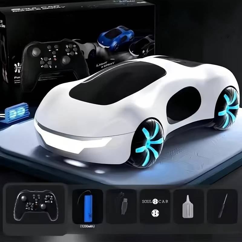 RC Auto 15+ km/h – Drift, LED &amp; Wasserspraysystem für All-Terrain